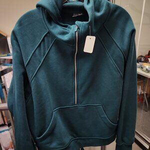 Danskin Mixed Rib Half Zip Jacket